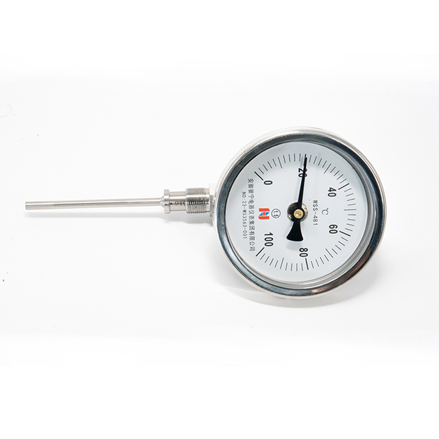 Adjustable bimetallic thermometer 